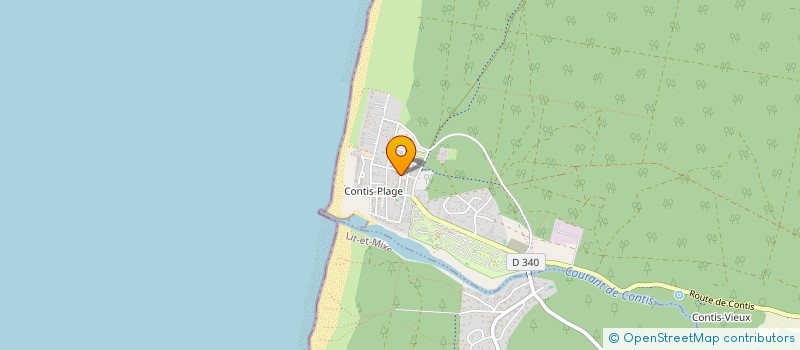 localisation de l'entreprise SYNDICAT DE COPROPRIETE RESIDENCE LES SABLES  SAINT-JULIEN-EN-BORN