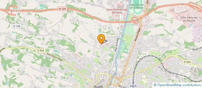 localisation de l'entreprise SYNDICAT DE COPROPRIETE RESIDENCE PARC SAINT BERTRANET  AUCH