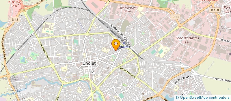 localisation de l'entreprise SYNDICAT DE COPROPRIETE RESIDENCE VEGA à CHOLET