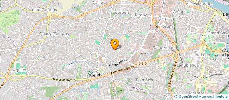 localisation de l'entreprise SYNDICAT DE COPROPRIETE RESIDENCE VENISE  ANGLET