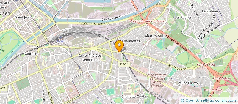 localisation de l'entreprise SYNDICAT DE COPROPRIETE REVE  MONDEVILLE