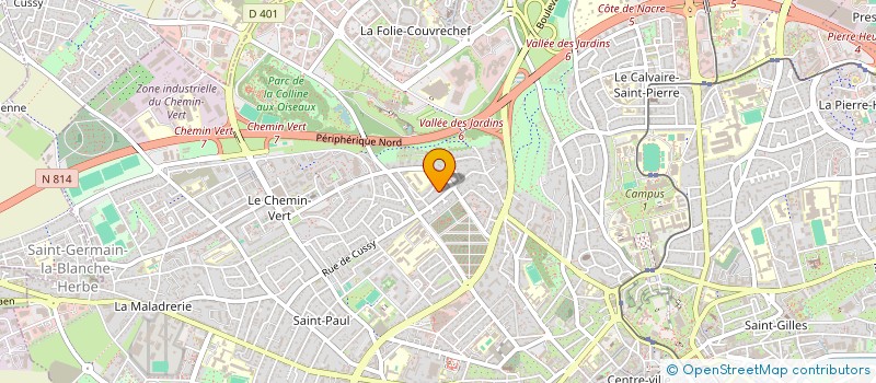 localisation de l'entreprise SYNDICAT DE COPROPRIETE RICHEMOND à CAEN