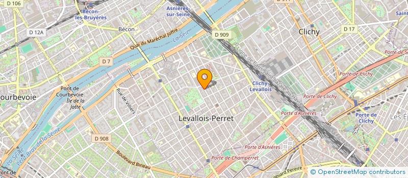 localisation de l'entreprise SYNDICAT DE COPROPRIETE RIVAY à LEVALLOIS-PERRET