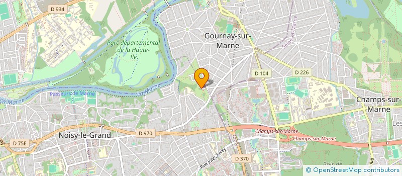 localisation de l'entreprise SYNDICAT DE COPROPRIETE ROCAILLE  NOISY-LE-GRAND