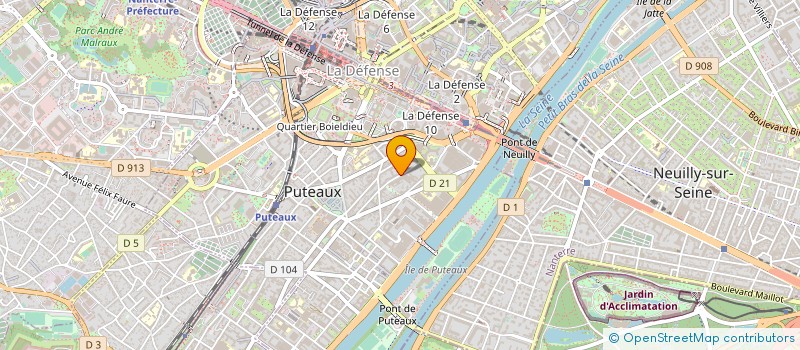 localisation de l'entreprise SYNDICAT DE COPROPRIETE ROQUE DE FILLOL  PUTEAUX