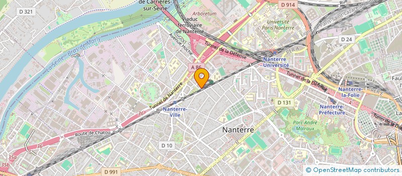 localisation de l'entreprise SYNDICAT DE COPROPRIETE ROUGET DE L'ISLE  NANTERRE