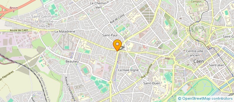localisation de l'entreprise SYNDICAT DE COPROPRIETE RUE DE BAYEUX à CAEN