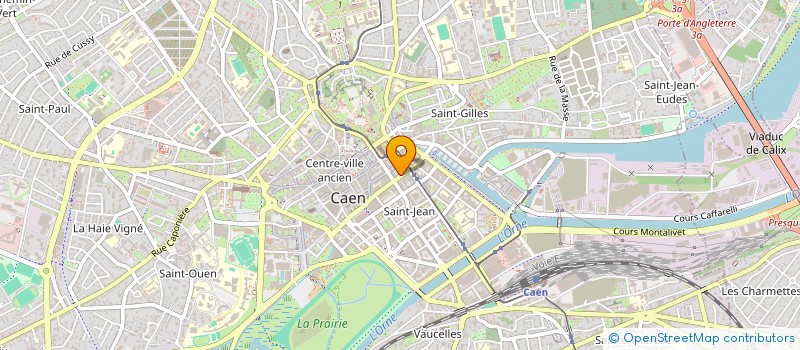 localisation de l'entreprise SYNDICAT DE COPROPRIETE RUE DE BENIERES à CAEN