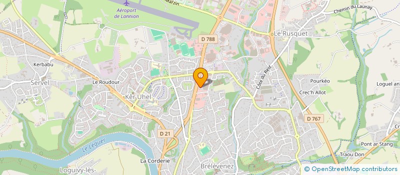 localisation de l'entreprise SYNDICAT DE COPROPRIETE RUE DE LA RESISTANCE  LANNION