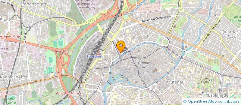 localisation de l'entreprise SYNDICAT DE COPROPRIETE RUE DE MULHOUSE à STRASBOURG