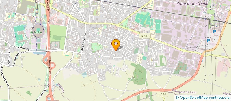 localisation de l'entreprise SYNDICAT DE COPROPRIETE RUE PAUL ARCIS  MEYZIEU