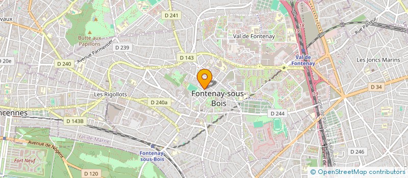 localisation de l'entreprise SYNDICAT DE COPROPRIETE SAINT GERMAIN à FONTENAY-SOUS-BOIS