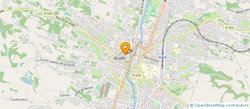 localisation de l'entreprise SYNDICAT DE COPROPRIETE SAINT JACQUES  AUCH