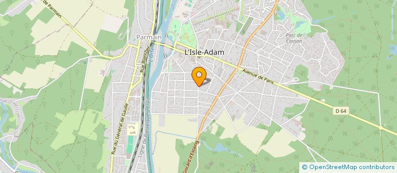 localisation de l'entreprise SYNDICAT DE COPROPRIETE SAINT LAZARE  L'ISLE-ADAM