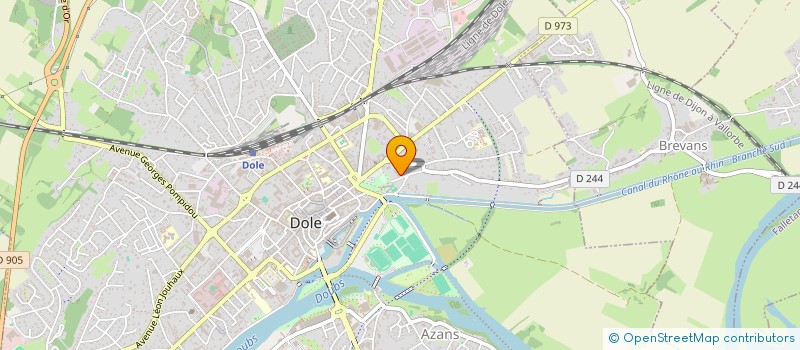 localisation de l'entreprise SYNDICAT DE COPROPRIETE SAINT MAURIS  DOLE