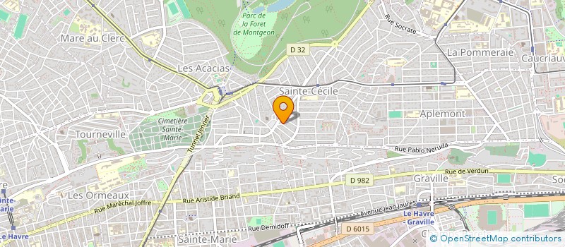 localisation de l'entreprise SYNDICAT DE COPROPRIETE SALACROU à LE HAVRE