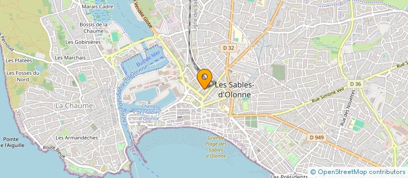 localisation de l'entreprise SYNDICAT DE COPROPRIETE SALINES BC à LES SABLES D'OLONNE