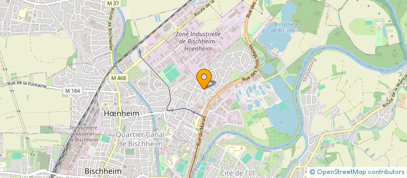 localisation de l'entreprise SYNDICAT DE COPROPRIETE SAULES 3  HNHEIM