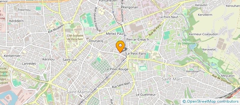 localisation de l'entreprise SYNDICAT DE COPROPRIETE SGI à BREST