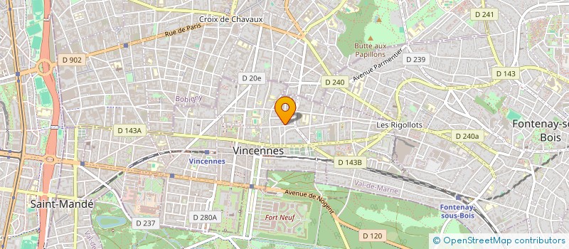 localisation de l'entreprise SYNDICAT DE COPROPRIETE SILVESTRI à VINCENNES