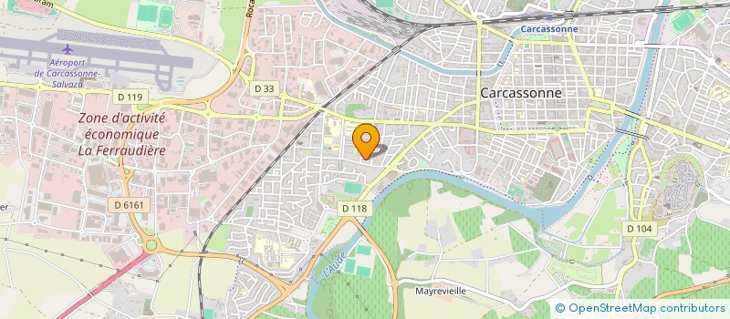 localisation de l'entreprise SYNDICAT DE COPROPRIETE SPORTING LES TROUBADOURS à CARCASSONNE