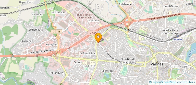 localisation de l'entreprise SYNDICAT DE COPROPRIETE ST ANNE à VANNES