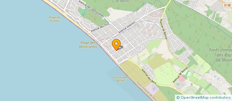 localisation de l'entreprise SYNDICAT DE COPROPRIETE ST HILAIRE II  SAINT-HILAIRE-DE-RIEZ