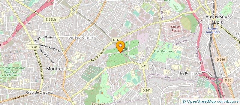 localisation de l'entreprise SYNDICAT DE COPROPRIETE ST MANDE à MONTREUIL