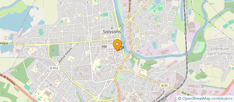 localisation de l'entreprise SYNDICAT DE COPROPRIETE ST PIERRE à SOISSONS