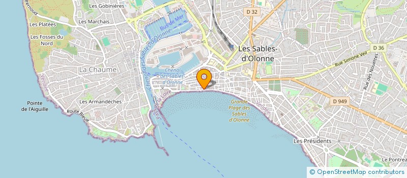 localisation de l'entreprise SYNDICAT DE COPROPRIETE ST SAUVEUR à LES SABLES D'OLONNE