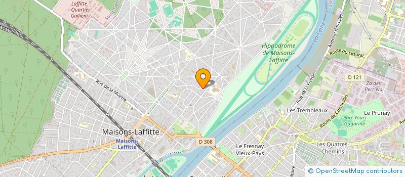 localisation de l'entreprise SYNDICAT DE COPROPRIETE TALMA  MAISONS-LAFFITTE