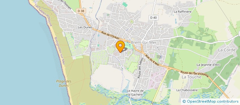 localisation de l'entreprise SYNDICAT DE COPROPRIETE TAMARINS à BREM-SUR-MER