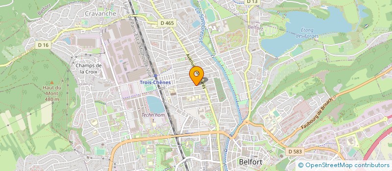 localisation de l'entreprise SYNDICAT DE COPROPRIETE TELL 2 à BELFORT