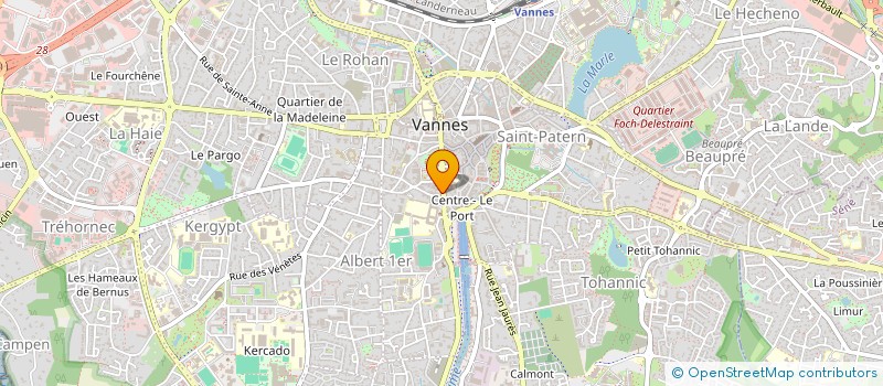 localisation de l'entreprise SYNDICAT DE COPROPRIETE THIERS à VANNES