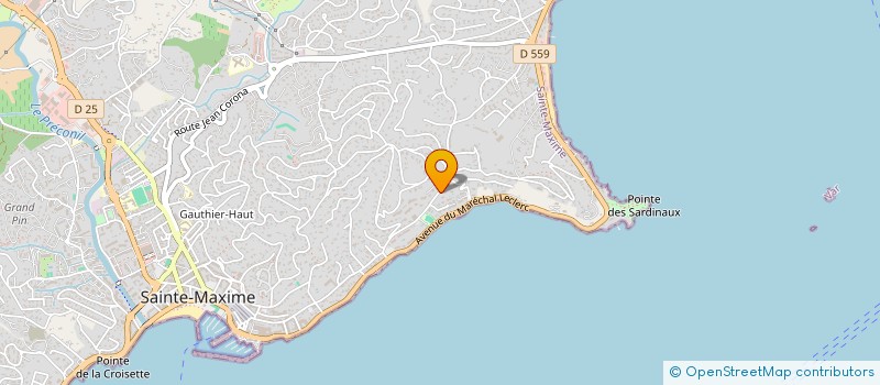localisation de l'entreprise SYNDICAT DE COPROPRIETE TOI ET MOI à SAINTE-MAXIME