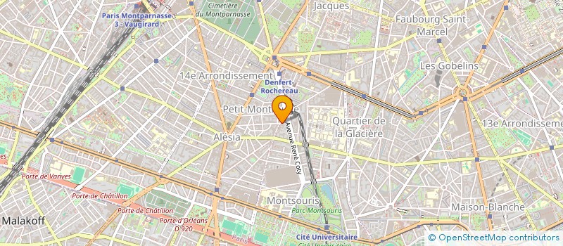 localisation de l'entreprise SYNDICAT DE COPROPRIETE TOMBE ISSOIRE  PARIS