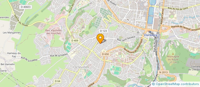 localisation de l'entreprise SYNDICAT DE COPROPRIETE TOUR HELIOS  CHERBOURG-EN-COTENTIN