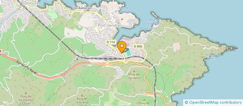 localisation de l'entreprise SYNDICAT DE COPROPRIETE TRAMONTANE  PORT-VENDRES