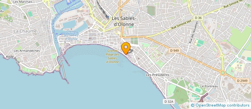 localisation de l'entreprise SYNDICAT DE COPROPRIETE TRIANON à LES SABLES D'OLONNE