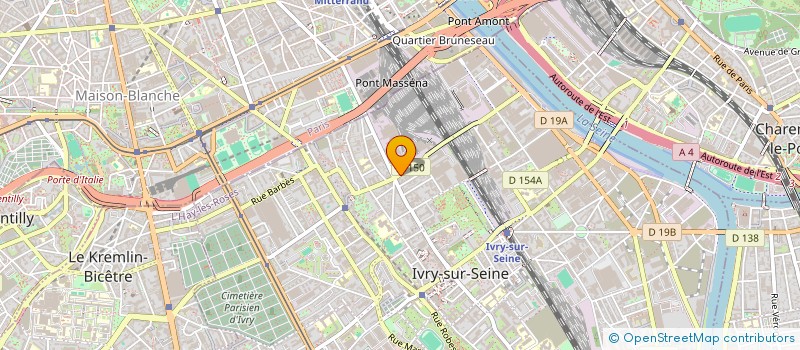 localisation de l'entreprise SYNDICAT DE COPROPRIETE V HUGO à IVRY-SUR-SEINE