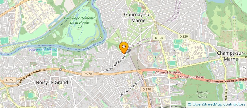 localisation de l'entreprise SYNDICAT DE COPROPRIETE VAL FLEURY  NOISY-LE-GRAND