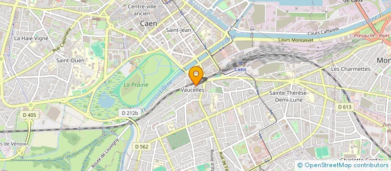 localisation de l'entreprise SYNDICAT DE COPROPRIETE VAUCELLES à CAEN