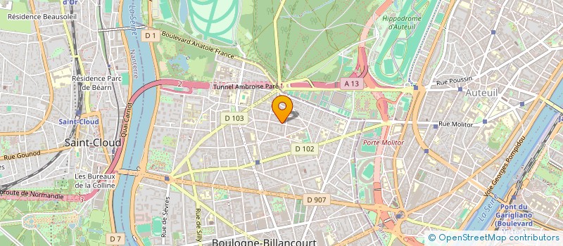 localisation de l'entreprise SYNDICAT DE COPROPRIETE VAUTHIER à BOULOGNE-BILLANCOURT