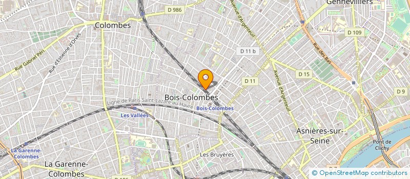 localisation de l'entreprise SYNDICAT DE COPROPRIETE VERDUN  BOIS-COLOMBES