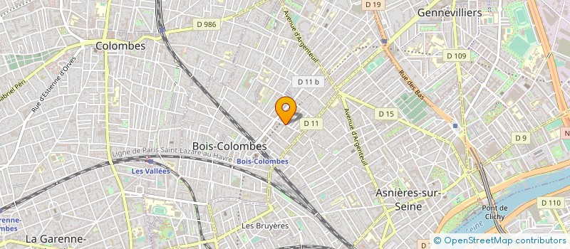 localisation de l'entreprise SYNDICAT DE COPROPRIETE VICTOR HUGO à BOIS-COLOMBES