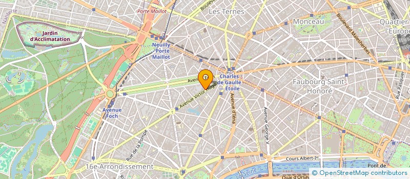 localisation de l'entreprise SYNDICAT DE COPROPRIETE VICTOR HUGO  PARIS