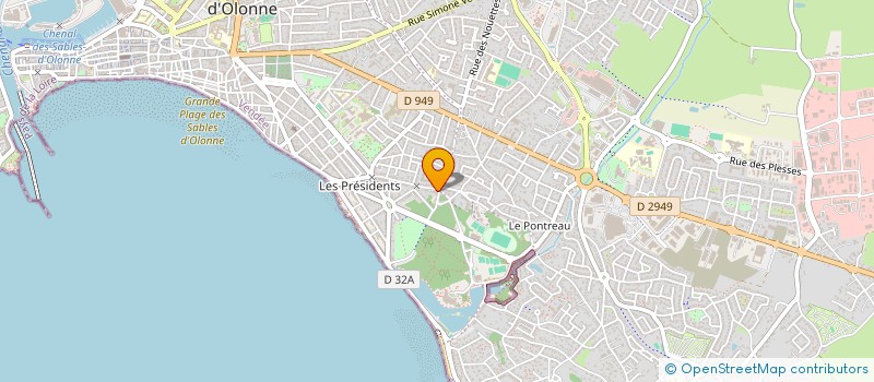 localisation de l'entreprise SYNDICAT DE COPROPRIETE VIGIE à LES SABLES D'OLONNE