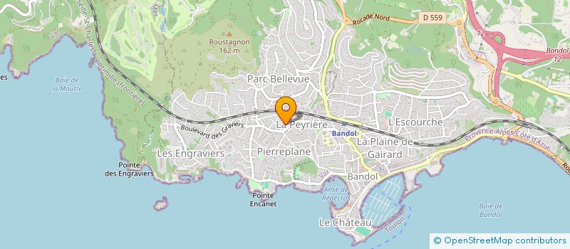 localisation de l'entreprise SYNDICAT DE COPROPRIETE VILLA ERASMARIE à BANDOL