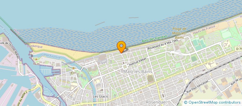 localisation de l'entreprise SYNDICAT DE COPROPRIETE VILLA FAIDHERBE à DUNKERQUE