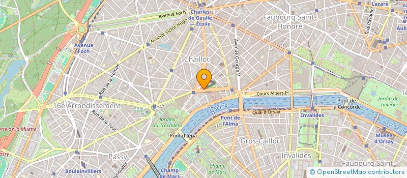 localisation de l'entreprise SYNDICAT DE COPROPRIETE WILSON  PARIS